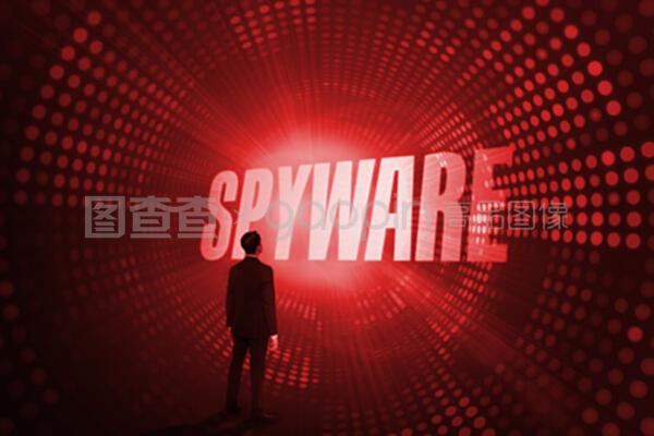 间谍软件对抗红色像素螺旋