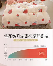 朵西娜 ba版雪花绒四件套 冬季暖心守护，尽享温暖舒适